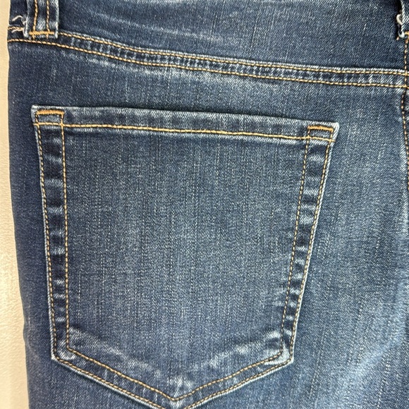 Seven 7 Jeans Denim Weekend Shorts Size 12 Dark Wash Stretch - Picture 7 of 11